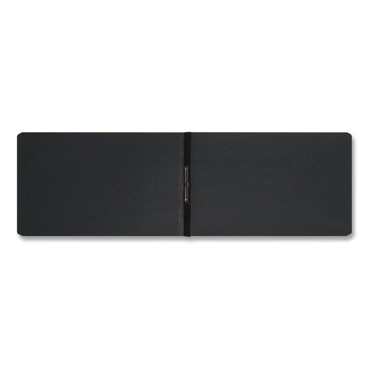 Prong Fastener Premium Pressboard Report Cover, Two-Piece Prong Fastener, 3" Capacity, 8.5 X 14, Black/black