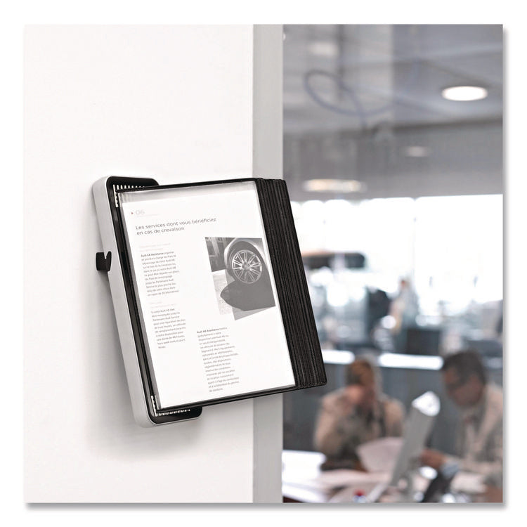 VEO Wall Reference System, 10 Panels with Black Borders, Black Base