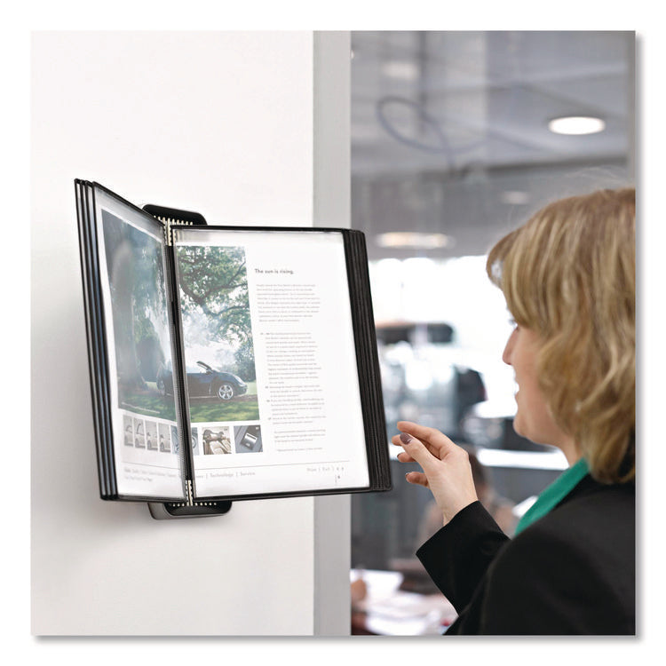 VEO Wall Reference System, 10 Panels with Black Borders, Black Base