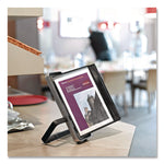 VEO Desktop Reference System, 10 Panels with Black Borders, Black Base