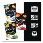 Potato Chips, Variety Pack, Barbeque, Sea Salt, Sour Cream and Onion, 0.8 oz Bag, 30/Pack