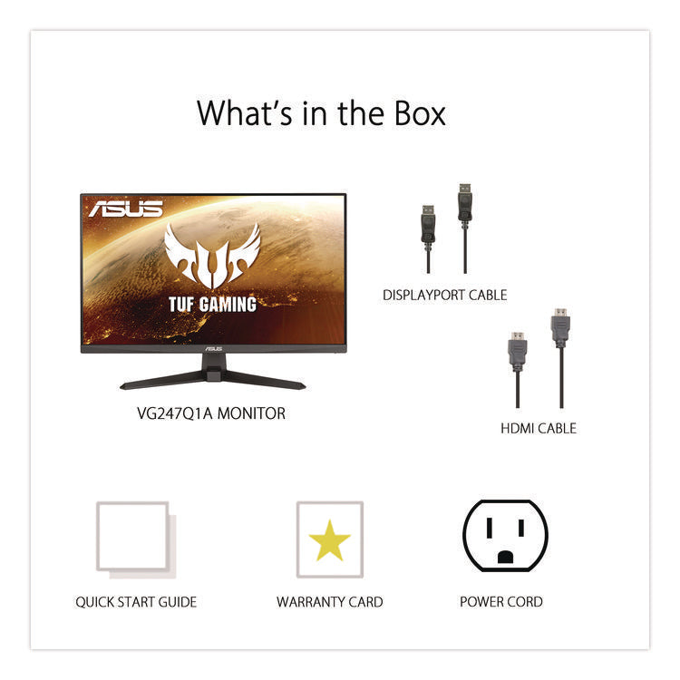 TUF VG247QY1A LED Gaming Monitor, 23.8" Widescreen, 1920 Pixels x 1080 Pixels