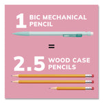 Xtra Smooth Mechanical Pencil, HB #2 Black Lead, Assorted Pastel Color Barrels, 40/Pack