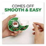 Magic Tape in Handheld Dispenser, 1" Core, 0.75" x 24.9 ft., Clear, 2/Pack