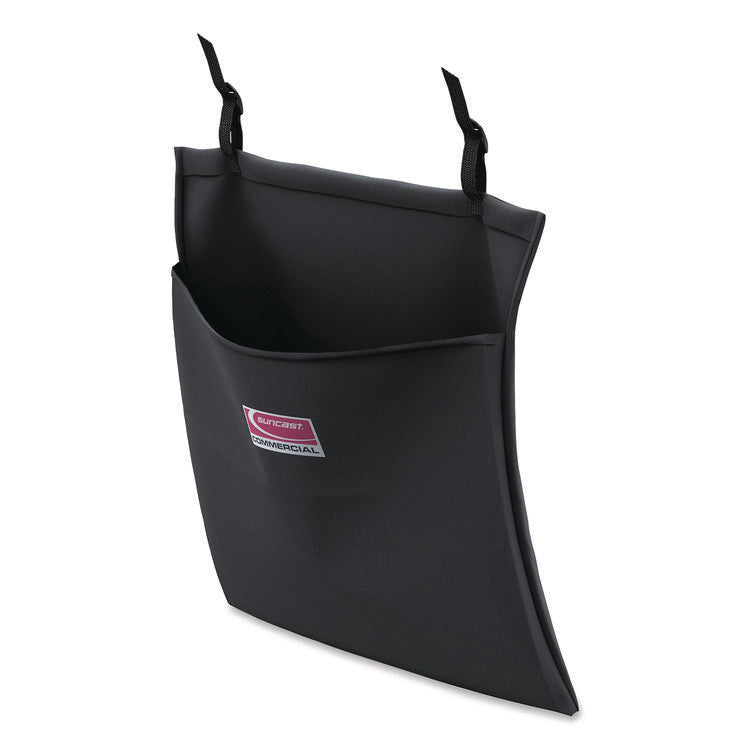 Amenity Bag for Suncast Commercial Full-Size and Compact-Size Housekeeping Carts, 2 gal, 19.5" x 1.51" x 21.36", Black