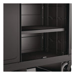 Adjustable Shelf for Suncast Commercial Full-Size Housekeeping Carts HKC1000/HKC2000, Plastic, Black