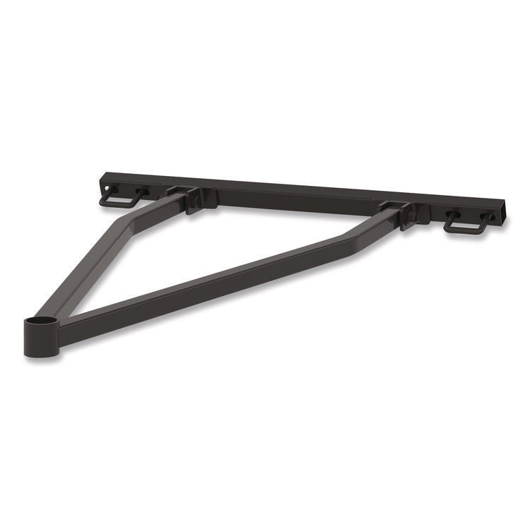 Tilt Tow Rack for Suncast Commercial 2 cu yd Tilt Trucks, Steel, Black