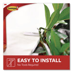 General Purpose Wire Hooks, Medium, Metal, White, 2 lb Capacity, 16 Hooks and 20 Strips/Pack