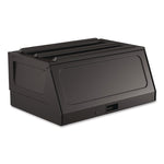 Lockable Hood Accessory for Suncast Commercial Full-Size Housekeeping Carts HKC1000/HKC2000, Plastic, Black