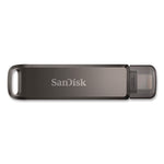 Dual Phone USB 3.2 Type-C/Lightning Flash Drive, 128 GB, Black