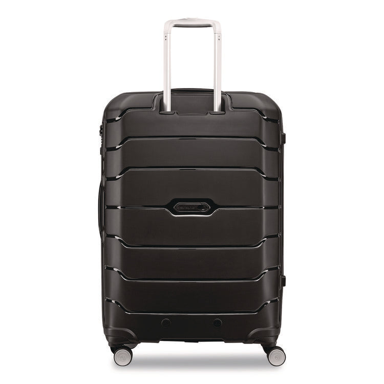 Freeform Hard Side Carry-On Suitcase, Four-Wheeled Spinner, 20.95 x 13.8 x 31.1, Black