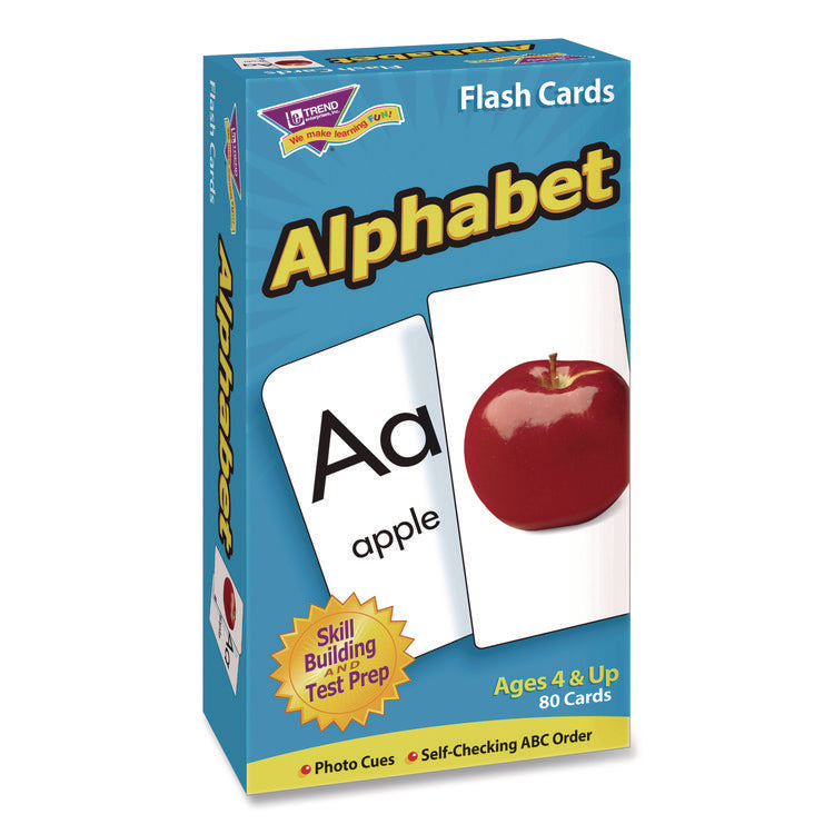 ESL and ELL Resources Alphabet Flash Cards, 3" x 3", Multicolor, 80 Cards/Set