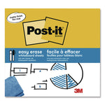 Easy-Erase Whiteboard Sheets, Plastic Surface, 9.1 x 9.1, White, 2/Pack