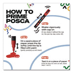 Water-Based Paint Markers, Broad Chisel Tip, White