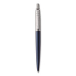 Jotter Ballpoint Pen, Retractable, Medium 1 Mm, Blue Ink, Royal Blue/chrome Barrel