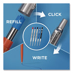 Jotter Ballpoint Pen, Retractable, Medium 0.7 mm, Blue Ink, Royal Blue/Chrome Barrel
