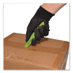 Full-Size Safety Cutter, ABS Handle, Green, 12/Pack