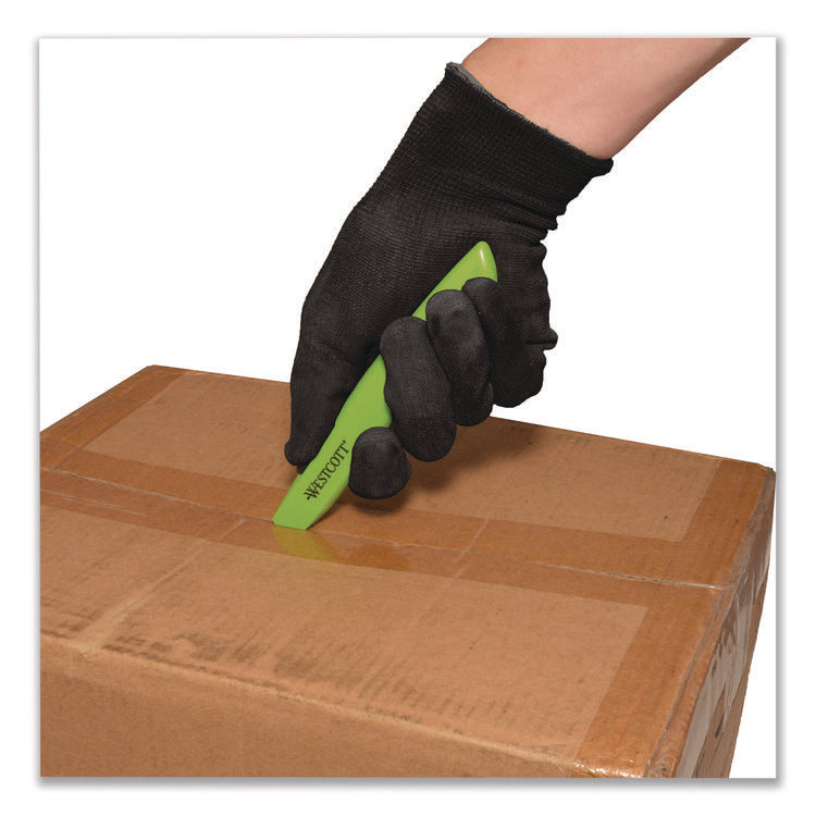 Full-Size Safety Cutter, ABS Handle, Green, 12/Pack