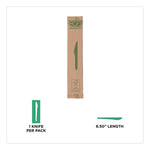 Wood Cutlery, General Purpose Knife, Natural, 500/Carton