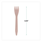 Wood Cutlery, General Purpose Fork, Natural, 500/Carton