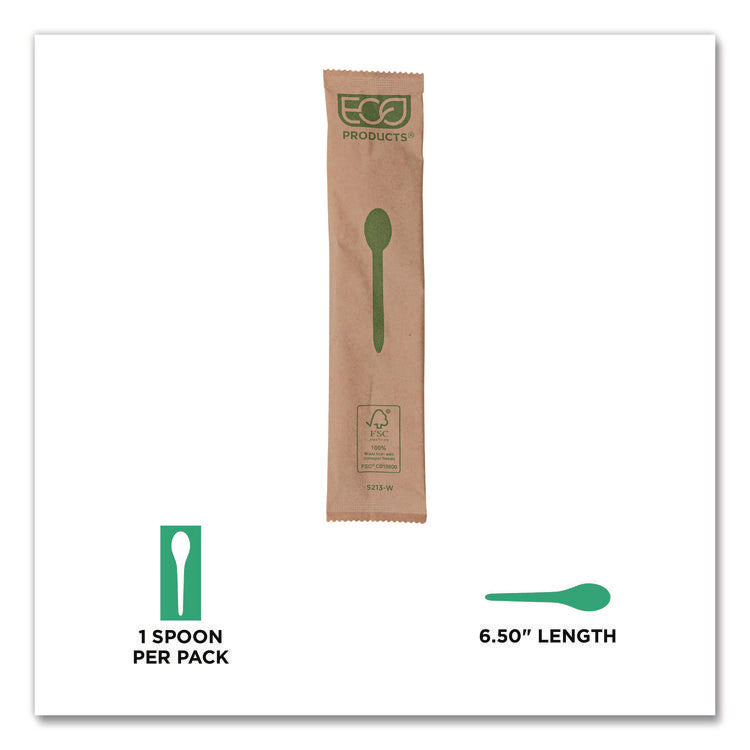 Wood Cutlery, General Purpose Spoon, Natural, 500/Carton