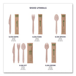 Wood Cutlery, General Purpose Spoon, Natural, 500/Carton