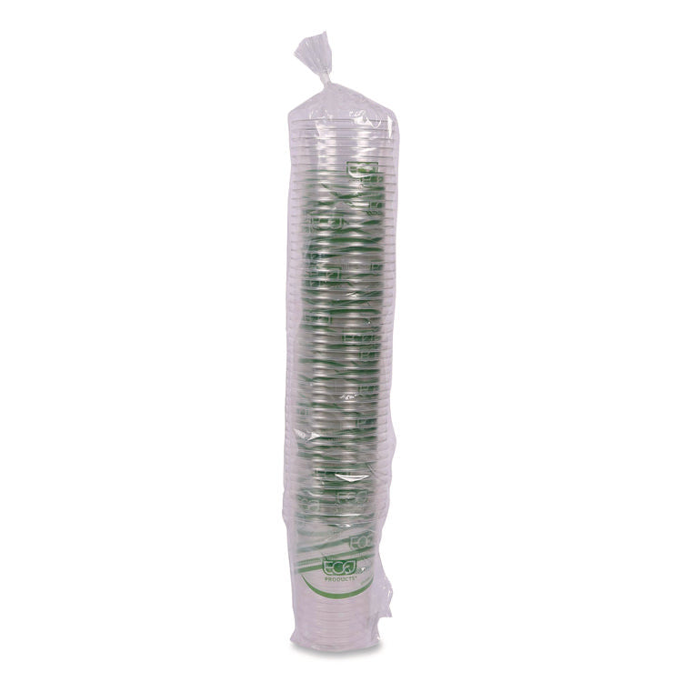 GreenStripe Renewable and Compostable Cold Cups Convenience Pack, 16 oz, Plastic, Clear, 50/Pack