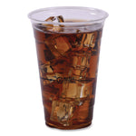 BlueStripe 25% Recycled Content Cold Cups, 20 oz, Plastic, Clear/Blue, 1,000/Carton