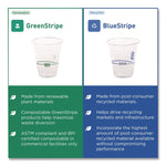 BlueStripe Recycled Content Clear Plastic Cold Drink Cups, 24 oz, 600/Carton