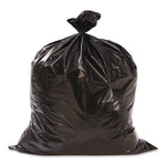 Precise Fit Contractor Bag, Open-Face, 55 gal, 3 mil, 41" x 49", Black, 15/Box