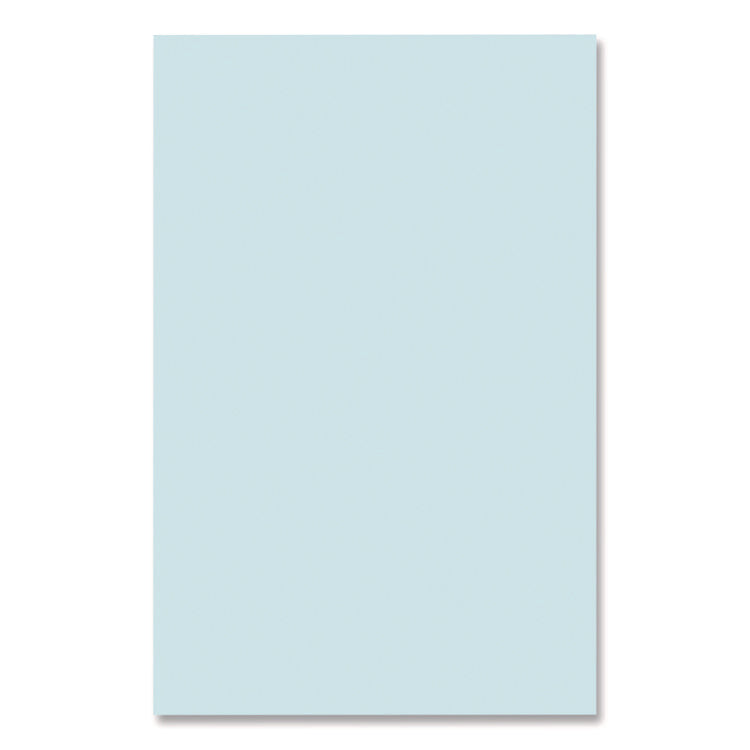 Colors 30% Recycled Colored Paper, 20 lb Bond Weight, 11 x 17, Blue, 500/Ream
