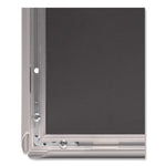 Poster Holder, Aluminum, 11 x 17, Silver