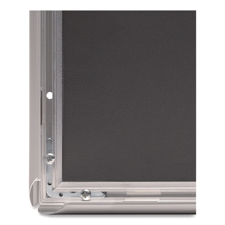 Poster Holder, Aluminum, 18 x 24, Silver