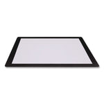 Menu Holder For 8.5 x 11 Menus, Landscape Orientation, 12.6 x 10.2 Holder, Clear/Black