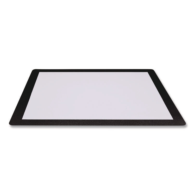 Menu Holder For 8.5 x 11 Menus, Landscape Orientation, 12.6 x 10.2 Holder, Clear/Black