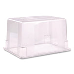 StorPlus Polycarbonate Food Storage Container, 1 Compartment, 18 x, 26 x 15, Clear