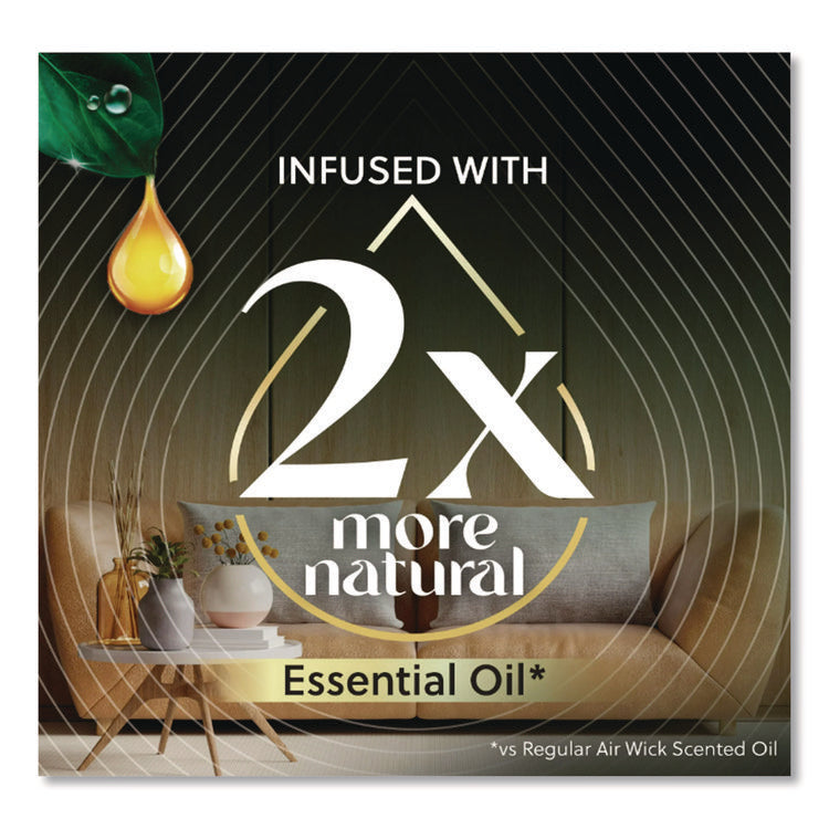 Scented Oil Refill, Deep Blue Sea and Beach Wood, 0.67 oz, 2/Pack