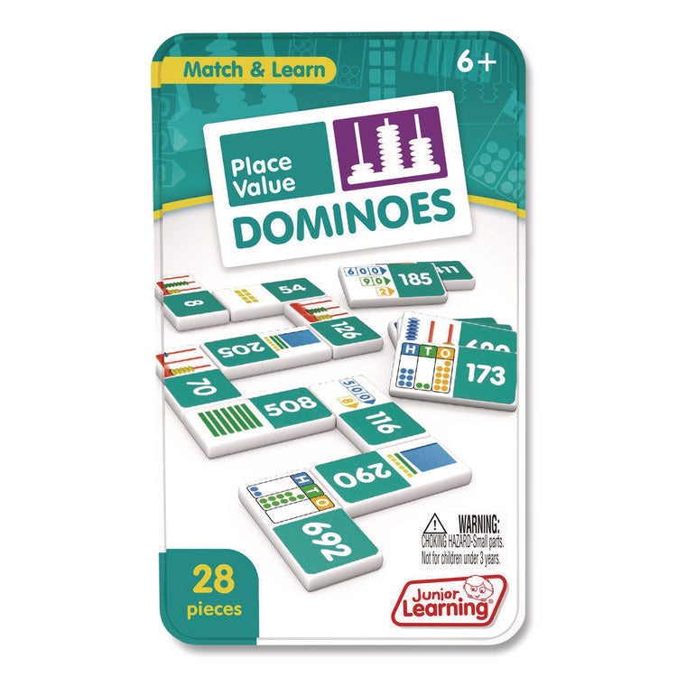 Place Value Dominoes, 1 to 2 Players, Grades 1 to 7, 28 Pieces