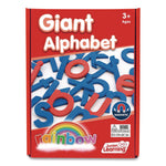 Rainbow Giant Alphabet, Lowercase Letters, +/- 3" Tall, Blue Consonants, Red Vowels, 26 Pieces