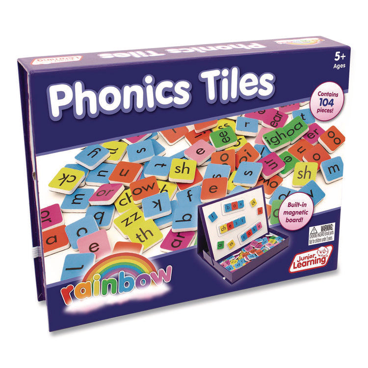 Rainbow Phonics Tiles, Grades K to 2, 104 Pieces
