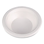 ChampWare Molded Fiber Tableware, Bowl, 12 oz, White, 125/Sleeve, 8 Sleeves/Carton