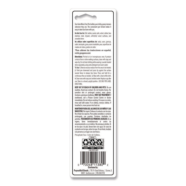 Mess-Free Pen Cleaner, Citrus Scent, 0.34 Pen Applicator, 12/carton