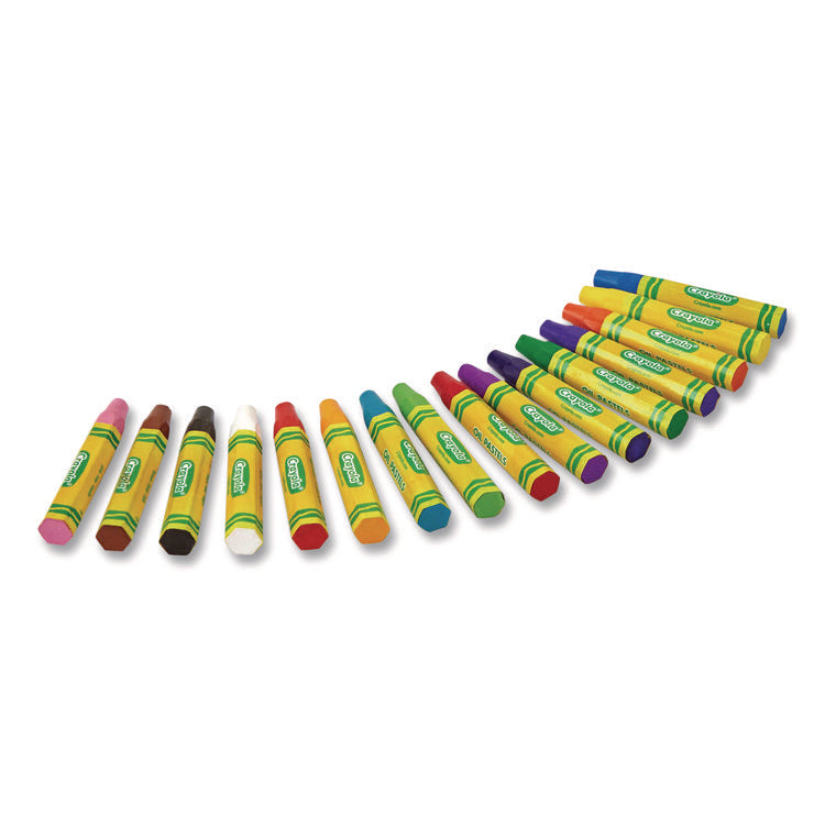 Oil Pastels,16 Assorted Colors, 16/pack