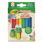 Modeling Clay Assortment, Blue/Green/Light Blue/Orange/Pink/Purple/Red/Yellow, 4.8 oz