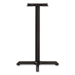 Alera Hospitality Series Single-Column Bases, 27.5" Diameter x 40.38"h, 300 lb Cap, Steel, Black