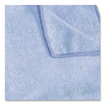 MicroWorks Microfiber Towels, 12 x 12, Blue, Dozen