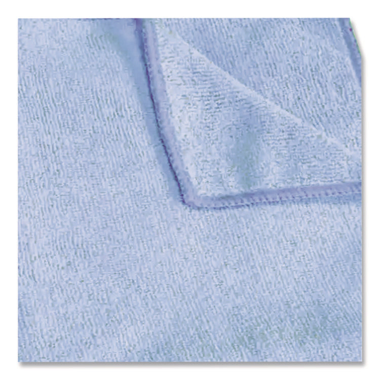 MicroWorks Microfiber Towels, 12 x 12, Blue, Dozen