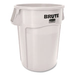 Brute Container, 44 gal, Plastic, White