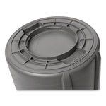 Brute Container, 44 gal, Plastic, White