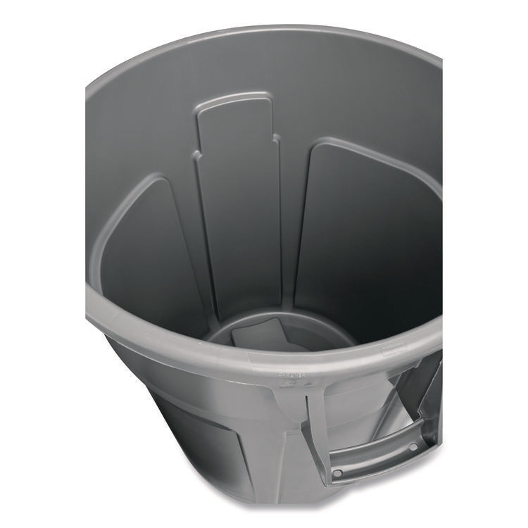 Brute Container, 44 gal, Plastic, White
